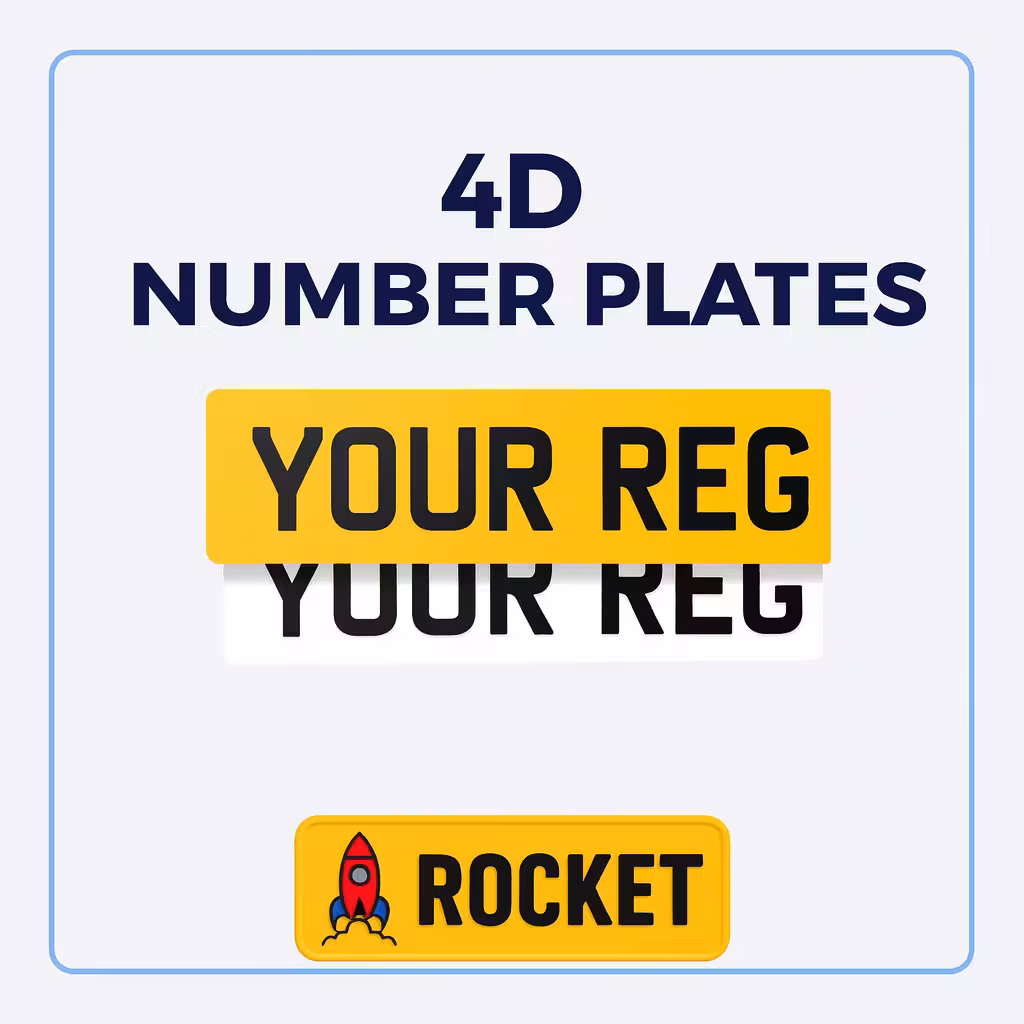 4d number plates