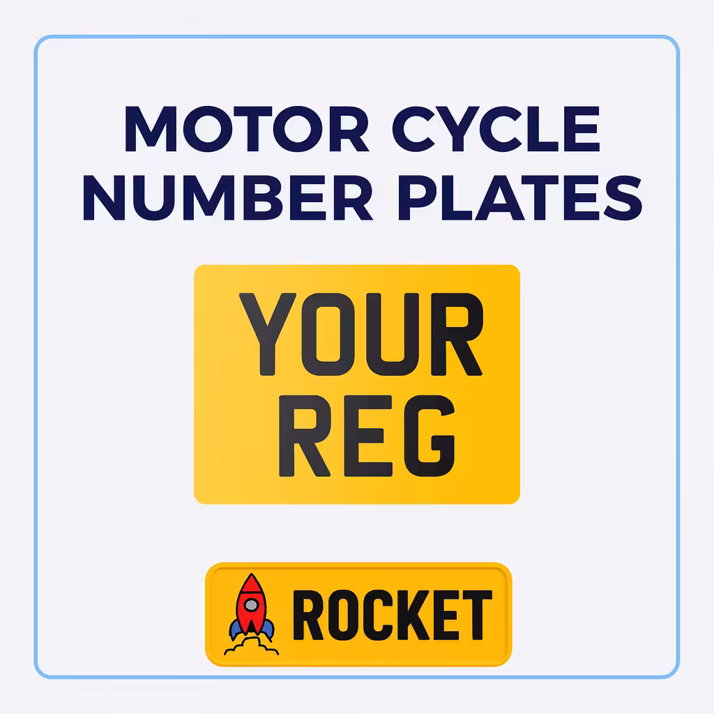 motorbike number plates